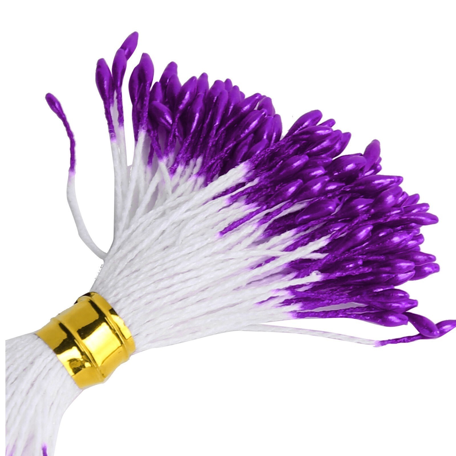 900Pcs Flower Stamen Purple Gypsum Artificial Bouquet Decor HandMade Crafts