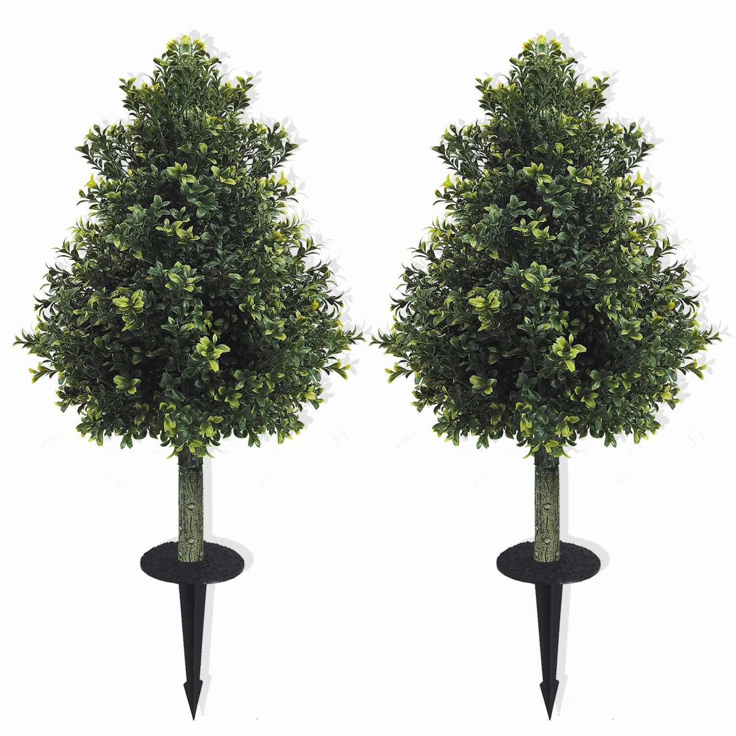 55 cm Artificial Tower Ground Stake Faux Evergreen for Garden Yard Outdoor Decor