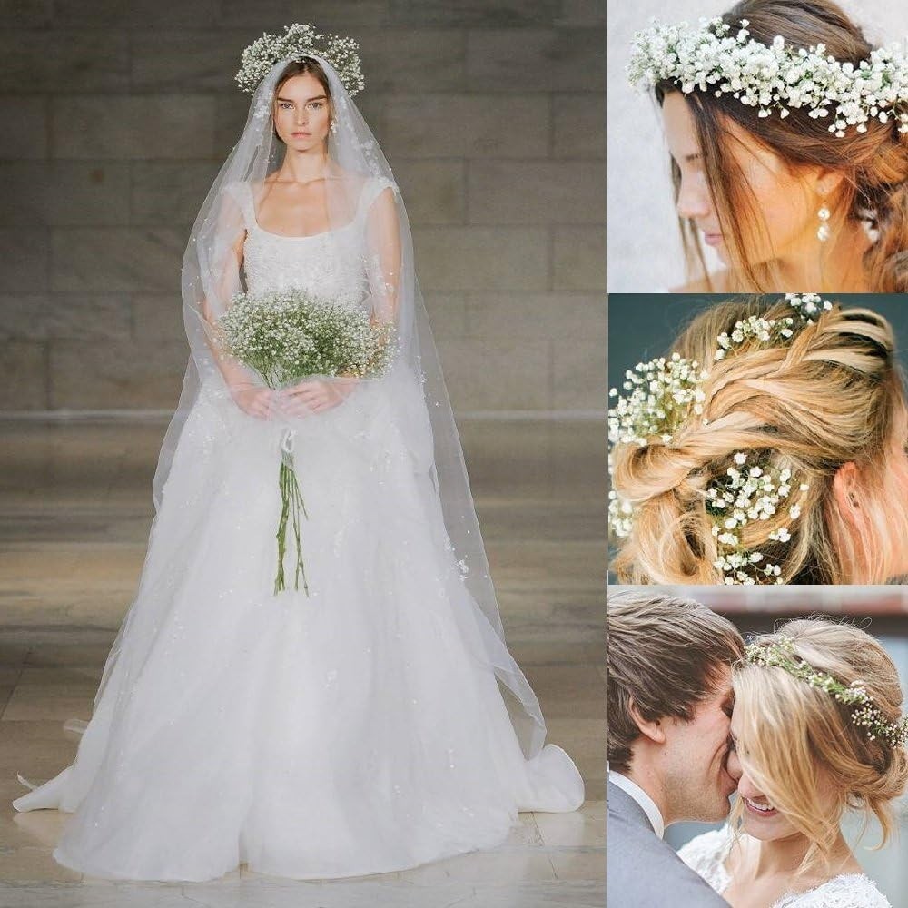 Elegant Baby’s Breath Artificial Flowers – 12 Pack for Wedding & Home Decor