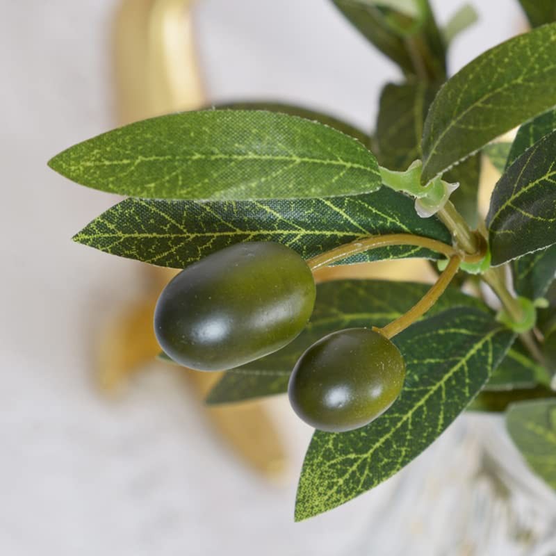 Pcs Artificial Olive Branches for Vases 19 Inch Faux Olive Branch Stems 4