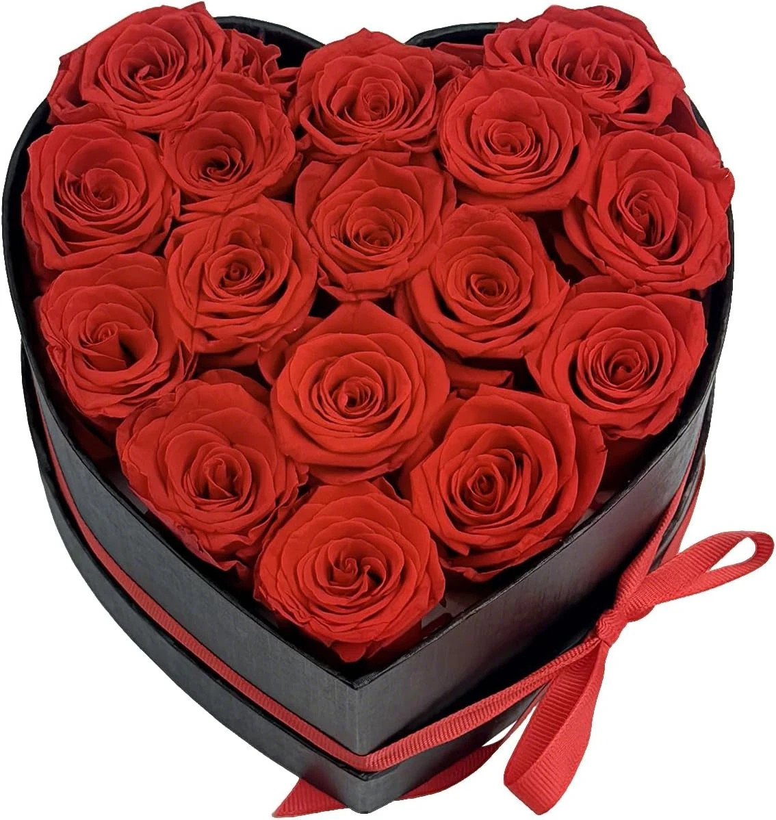 Preserved Roses Heart Shape Box Valentines Day Gifts for Her Mothers Day Forever