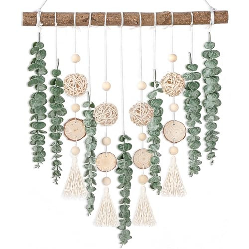 21’’ Eucalyptus Wall Hanging Decor Artificial Eucalyptus Plant Fake Greenery