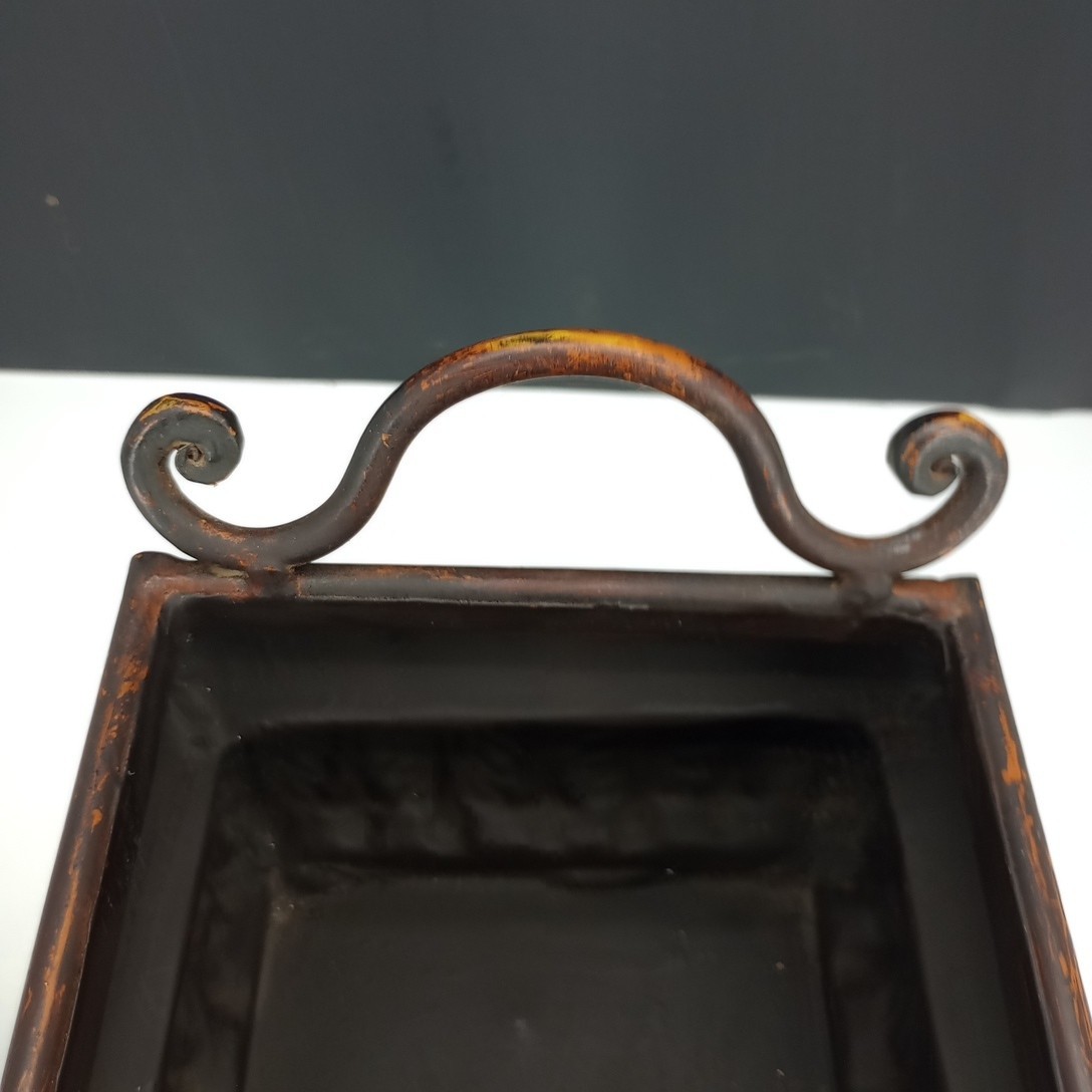 Metal Decorative Centerpiece Antiqued Finish SEE DETAILS