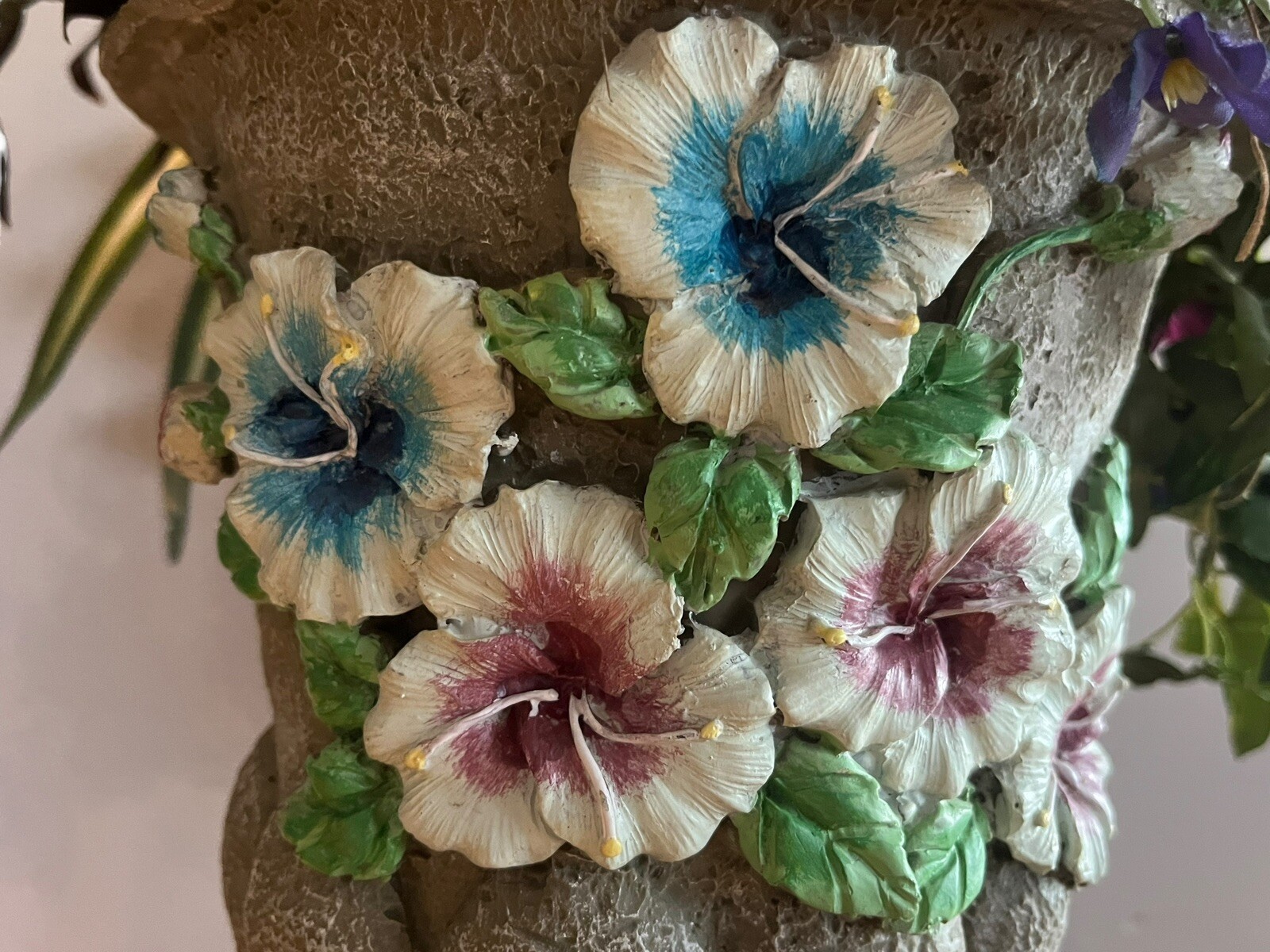 Decorative Planter Faux Greenery Floral Home Decor Large Sized