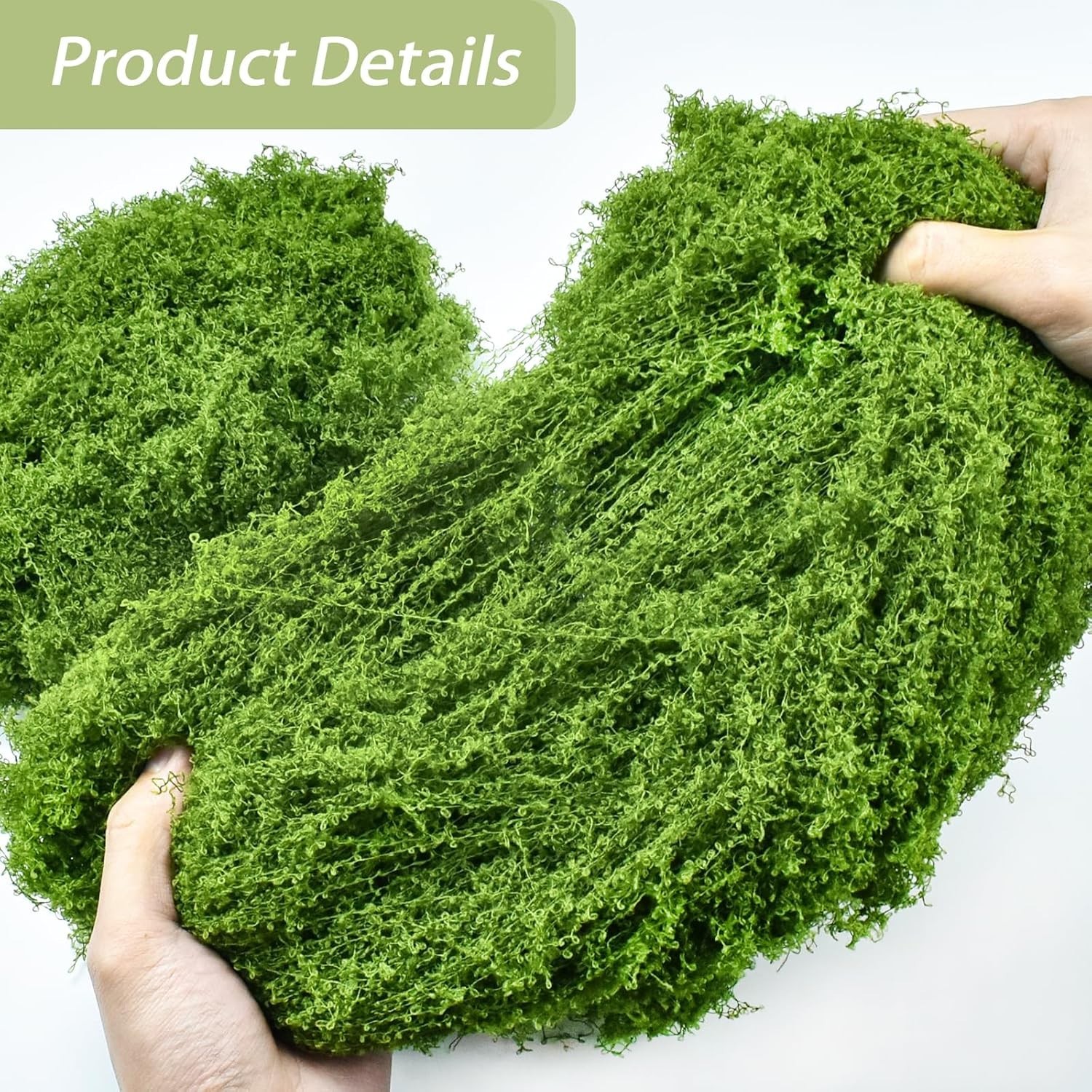 Versatile 5.3oz Nylon Fake Moss – Weather Resistant for Indoor and Outdoor Decor