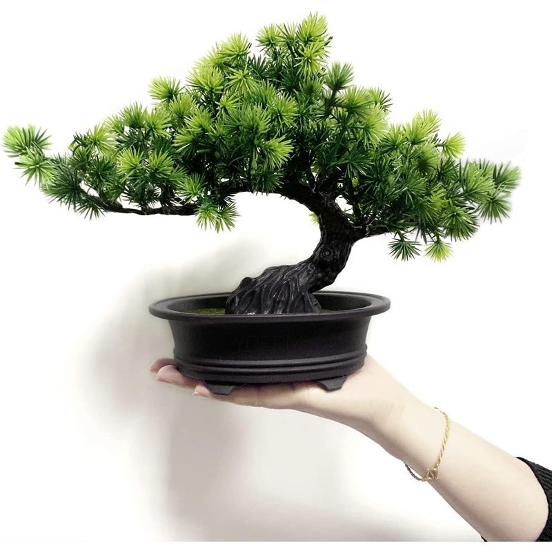 Lifelike Artificial Bonsai Tree Micro Landscape Home Office Decor Greenery New