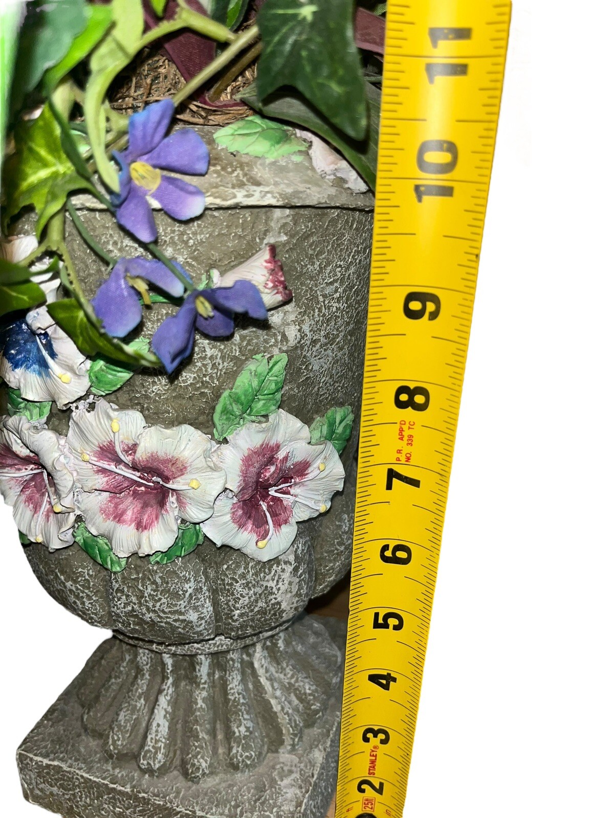 Decorative Planter Faux Greenery Floral Home Decor Large Sized