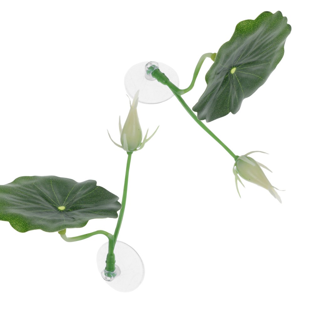 2Pcs Betta Fish Rest ABS Plastic Leaf Bed Aquarium Breeding Hide Leaf Green