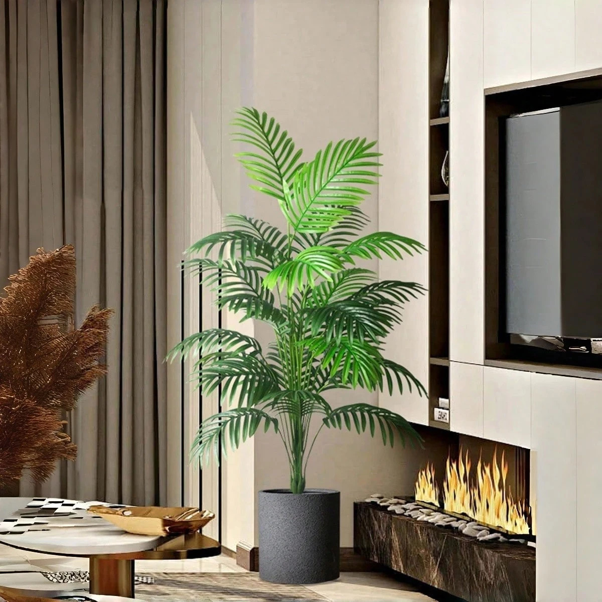 1 Piece – 24 Leaves (92cm) Tropical Rainforest Style Wide Leaf Artificial no pot