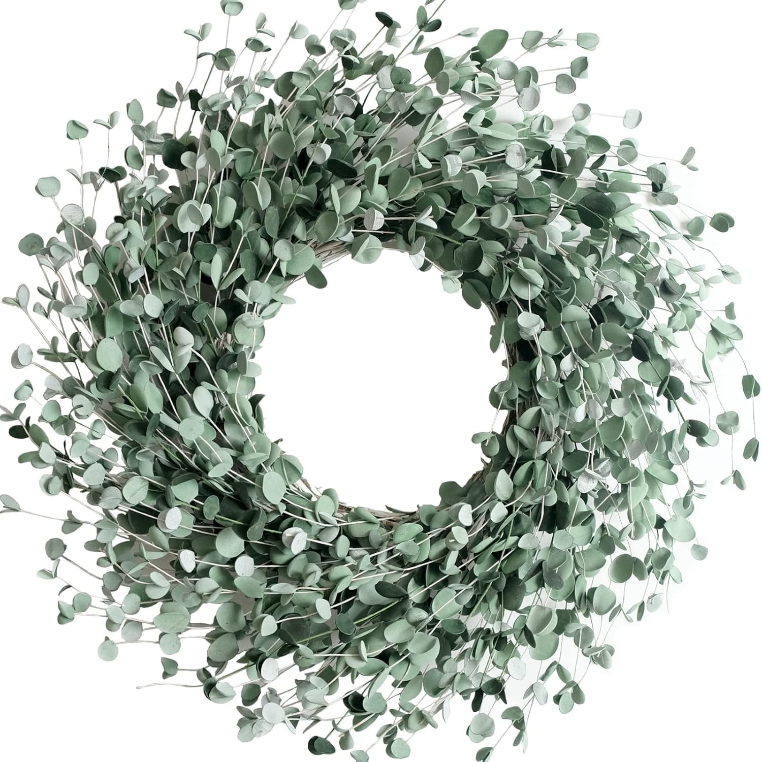 Luxurious 24 Inch Greenery Wreath for Indoor/Outdoor Use – Perfect Wedding Decor