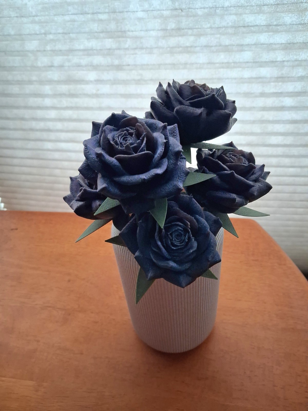 3d Printed Rose/Succulent Bouquet with Vase (More colors to choose from!)