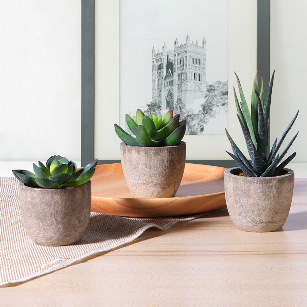 Potted Fake Plant Potted Fake Artificial Flower Small Fake Plants
