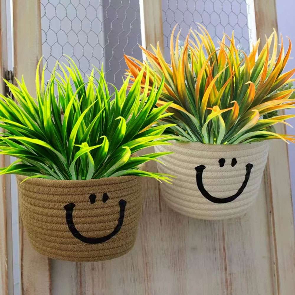 Artificial Grass Plant Fake Tall Grass Decor Outdoor Shrub Greening Landscaping