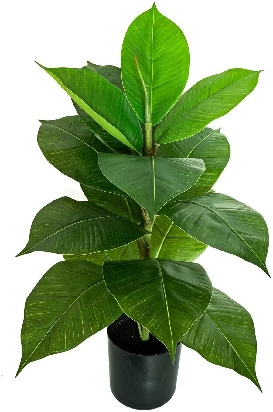 22 Inch Artificial Mini Rubber Tree Plant – Ficus Tree- Faux