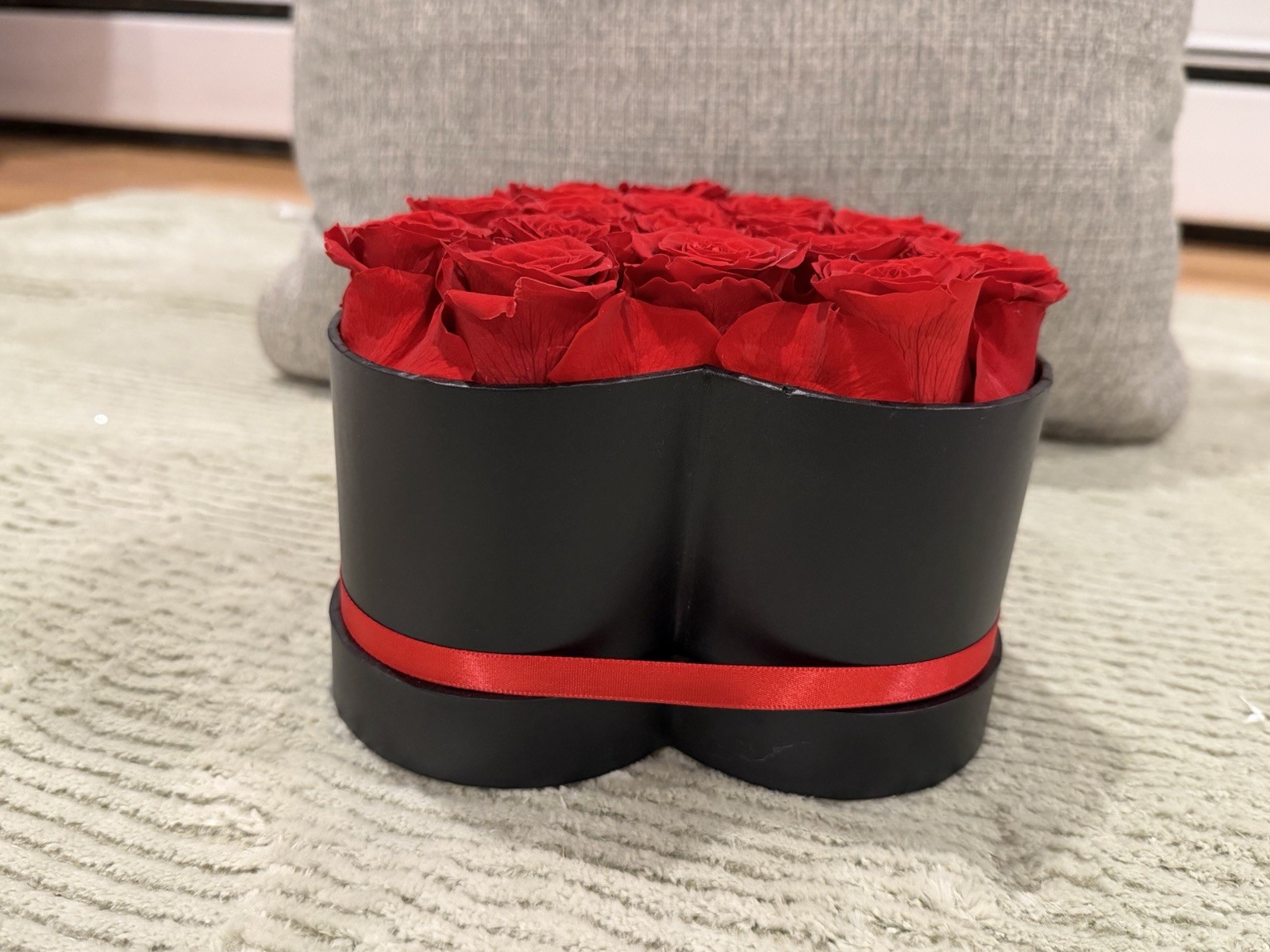 16 Flower Forever Heart Shape Box – Preserved Roses 16 Roses, Red 16