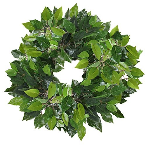 GTIDEA 12 Pcs Ficus Tree Leaves Branches Artificial Assorted Colors , Sizes