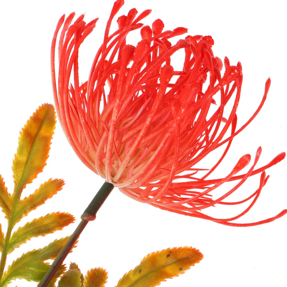 Red Reusable Plastic Lily Flower Picks for Home and Event Decoration