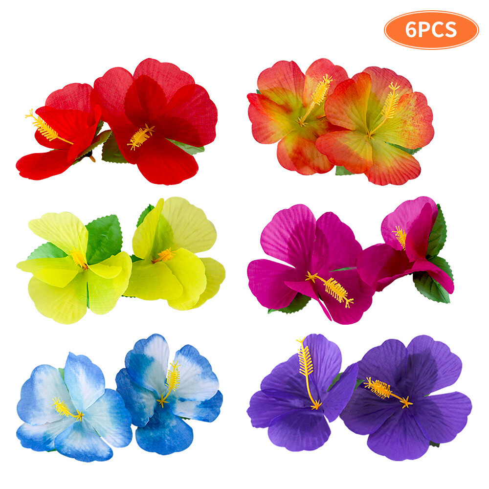 36 Pcs Fake Flower Tropical Party Decoration Supplies Artificial Flora Desktop