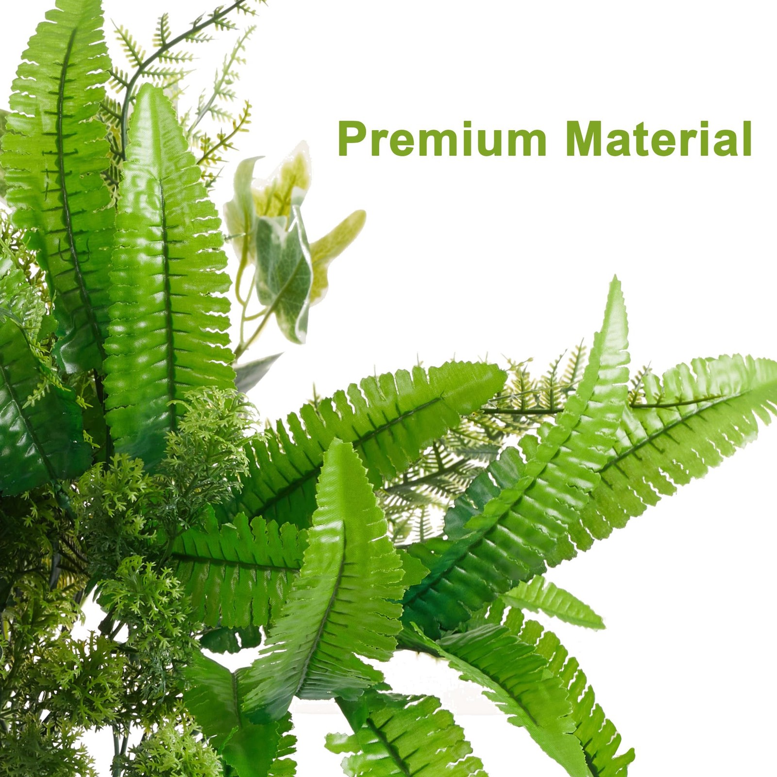 Best PARTY JOY 14 Bunches Fake Plants Outdoor, Bushes UV Resistant Artificial