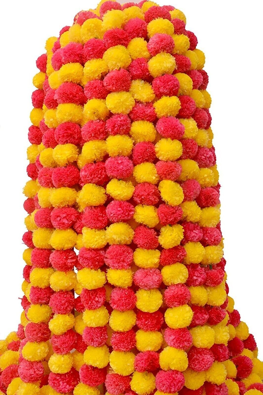 Wholesale Lot Artificial Marigold Flower Garlands New House Warming Decoration