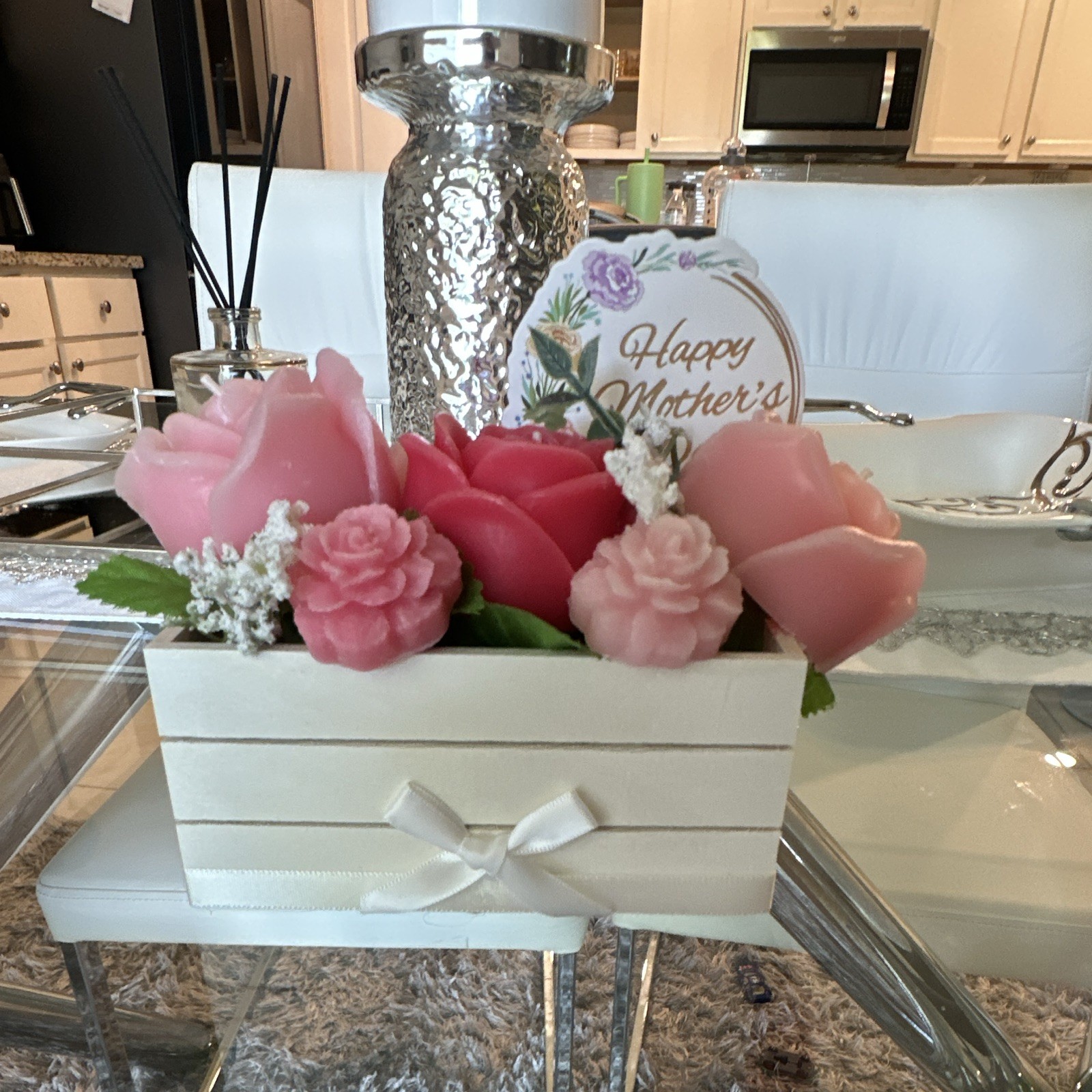 Organic candles bouquets (variety of colors and scents) for any occasion.