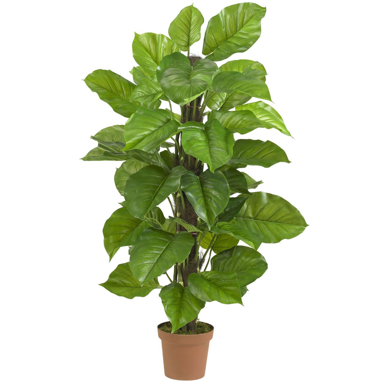 52″ Large Leaf Silk Fake Philodendron Plant ~ (Real Touch)