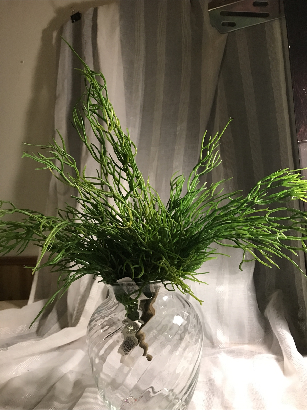 Ashland FAUX GREENERY LOT of 3 Stems NEW Green Picks Foliage Decor Centerpiece