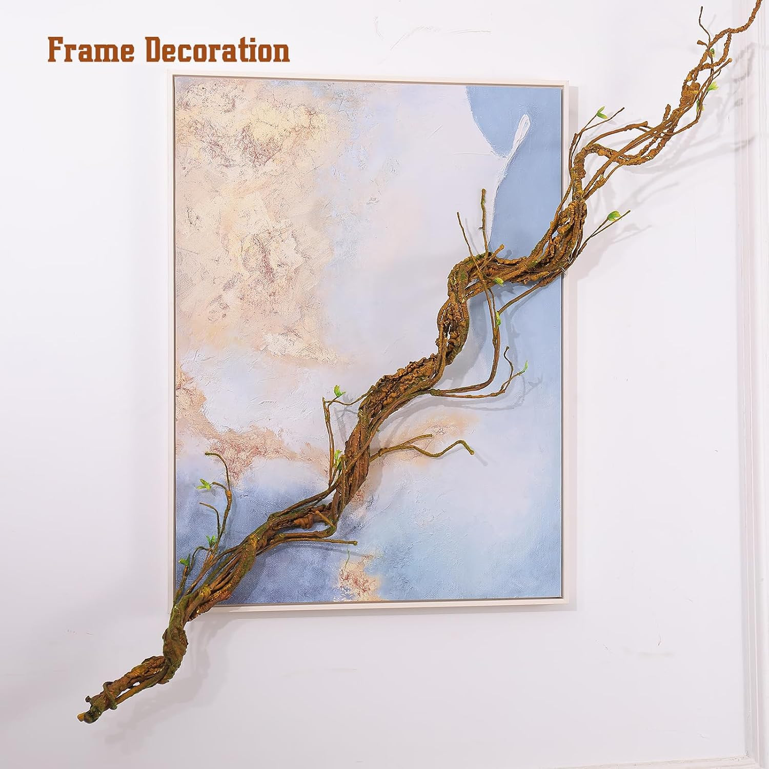 67In Flexible Fake Grapevine Garland Curly Willow Tree Branches Wall Decor | Art