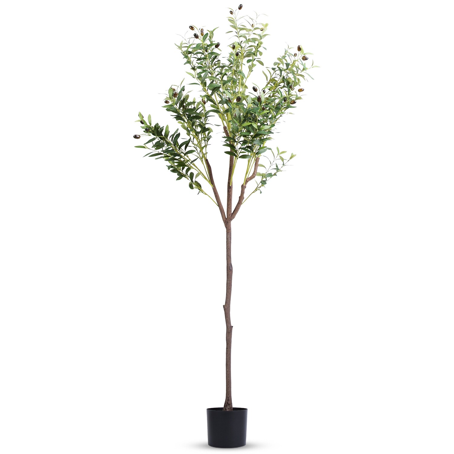 Artificial Olive Tree Indoor Potted Tree Green Plants for Home Office Decor