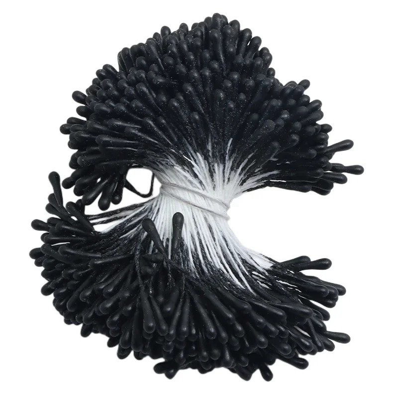 400Pcs 2Mm Moulti Options Artificial Flower Stamen Mini Pearl Floral Pistil for