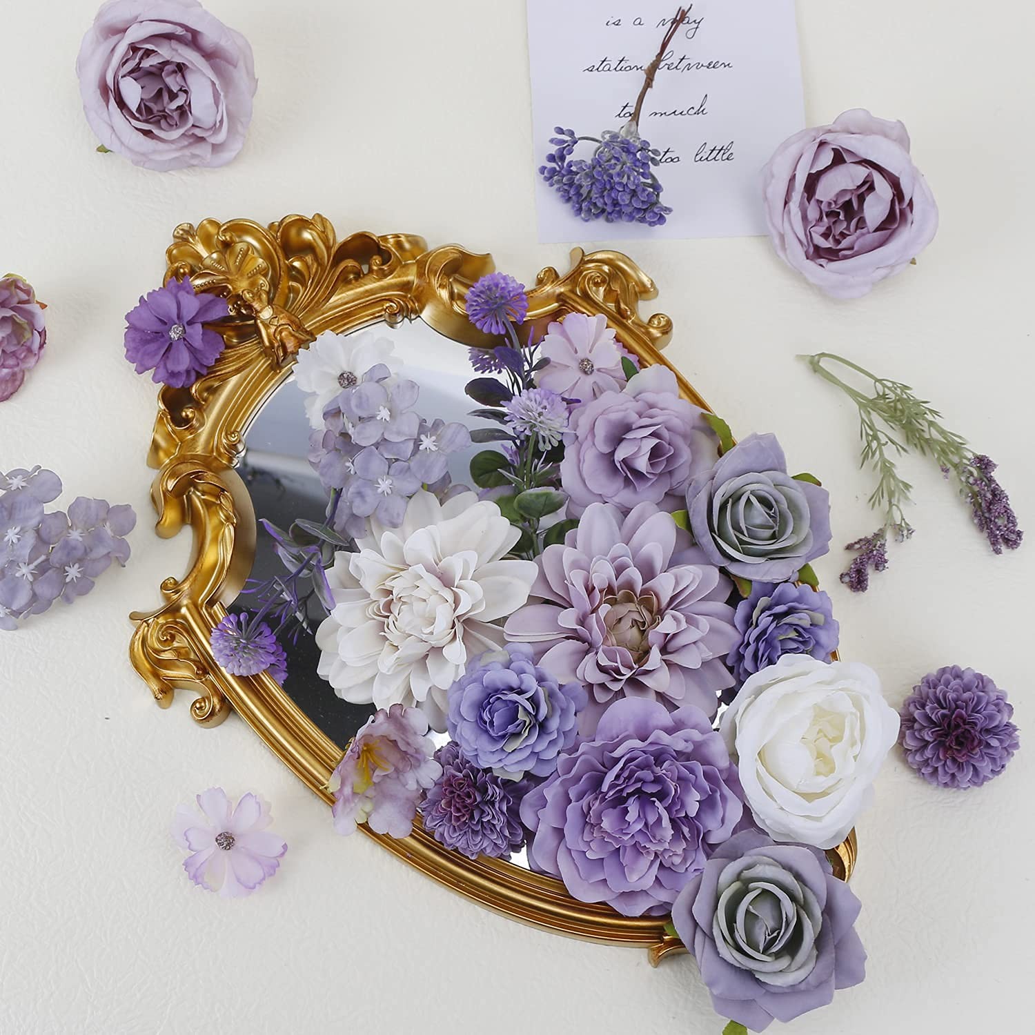 Artificial Flowers Combo for DIY Centerpieces Arrangements Wedding Bridal Bou…