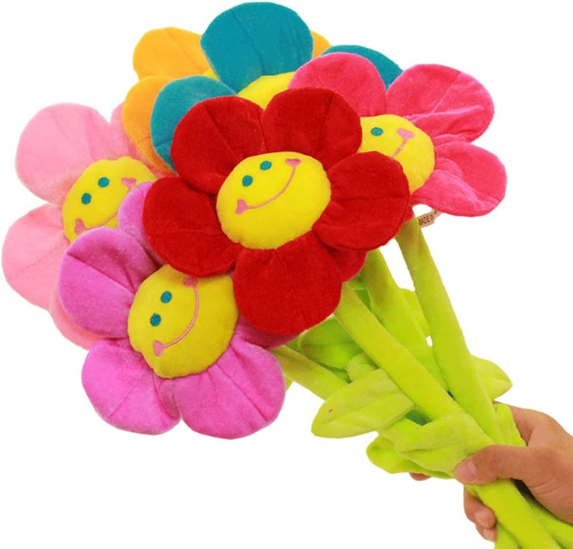 18-Inch Artificial Sunflower with Bendable Stems – Perfect for Weddings & Events