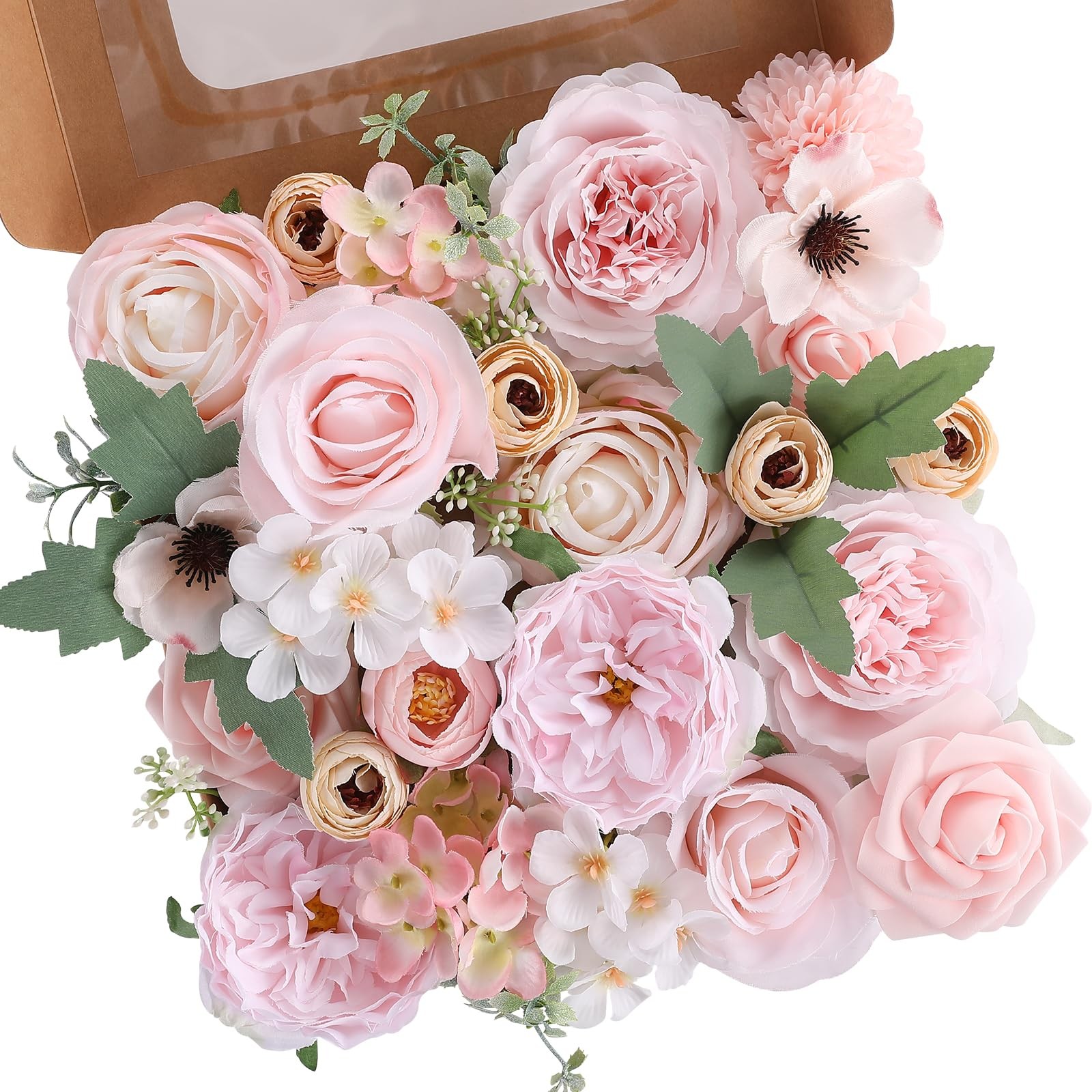 Artificial Flowers Combo for DIY Wedding Bouquets Combo Centerpieces Arrangem…