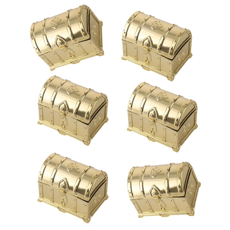 6pcs Luxurious European Favor Holder For Special Occasion Practical Candy Box