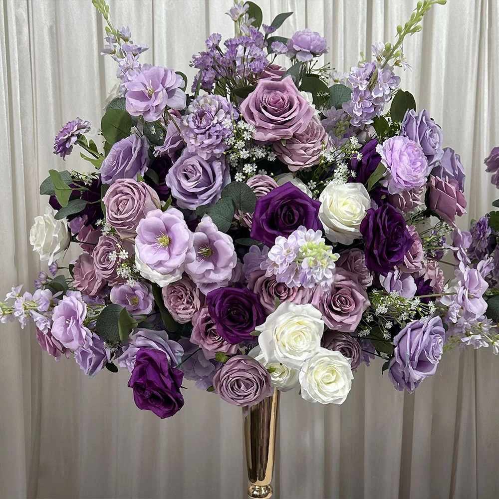 80/70/60/50/30Cm Artificial Pink Large Flower Ball, Table Centerpiece for Weddin
