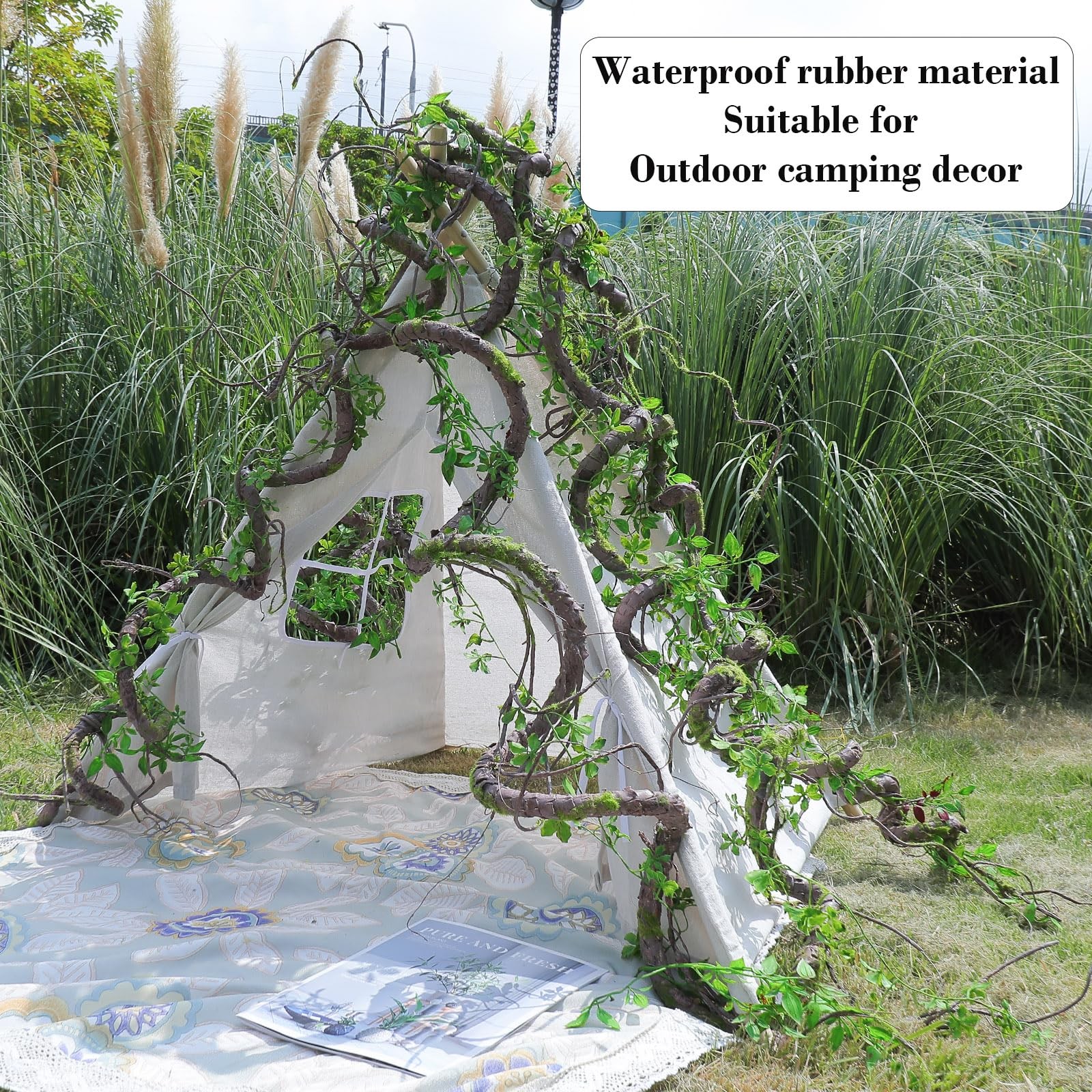 Artificial Tree Vine 71in Bendable Green
