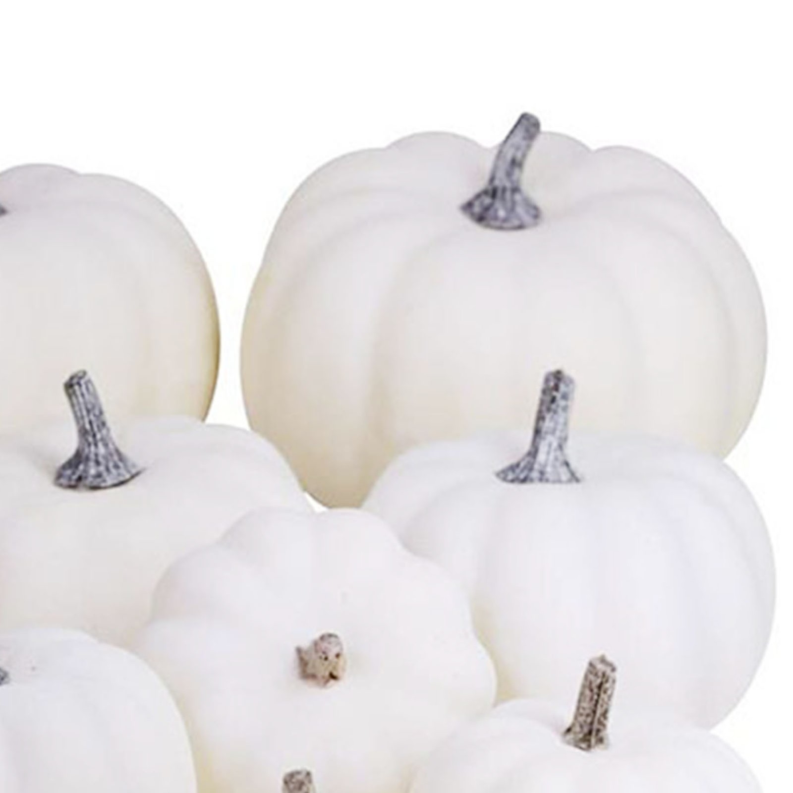 New 12Pcs Lifelike Artificial Pumpkins For Fall Harvest Party Decor