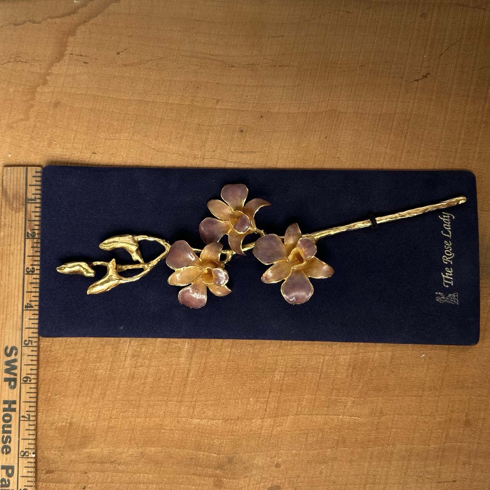 24k Gold Dipped Orchid Flower made by The Rose Lady