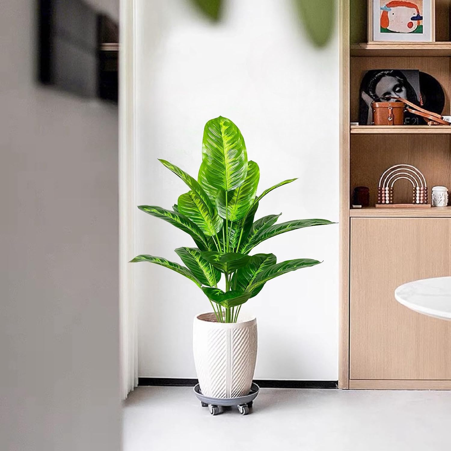 Artificial Plants in Pots Large Fake Tree Floor Faux Tropical Plants Decorative