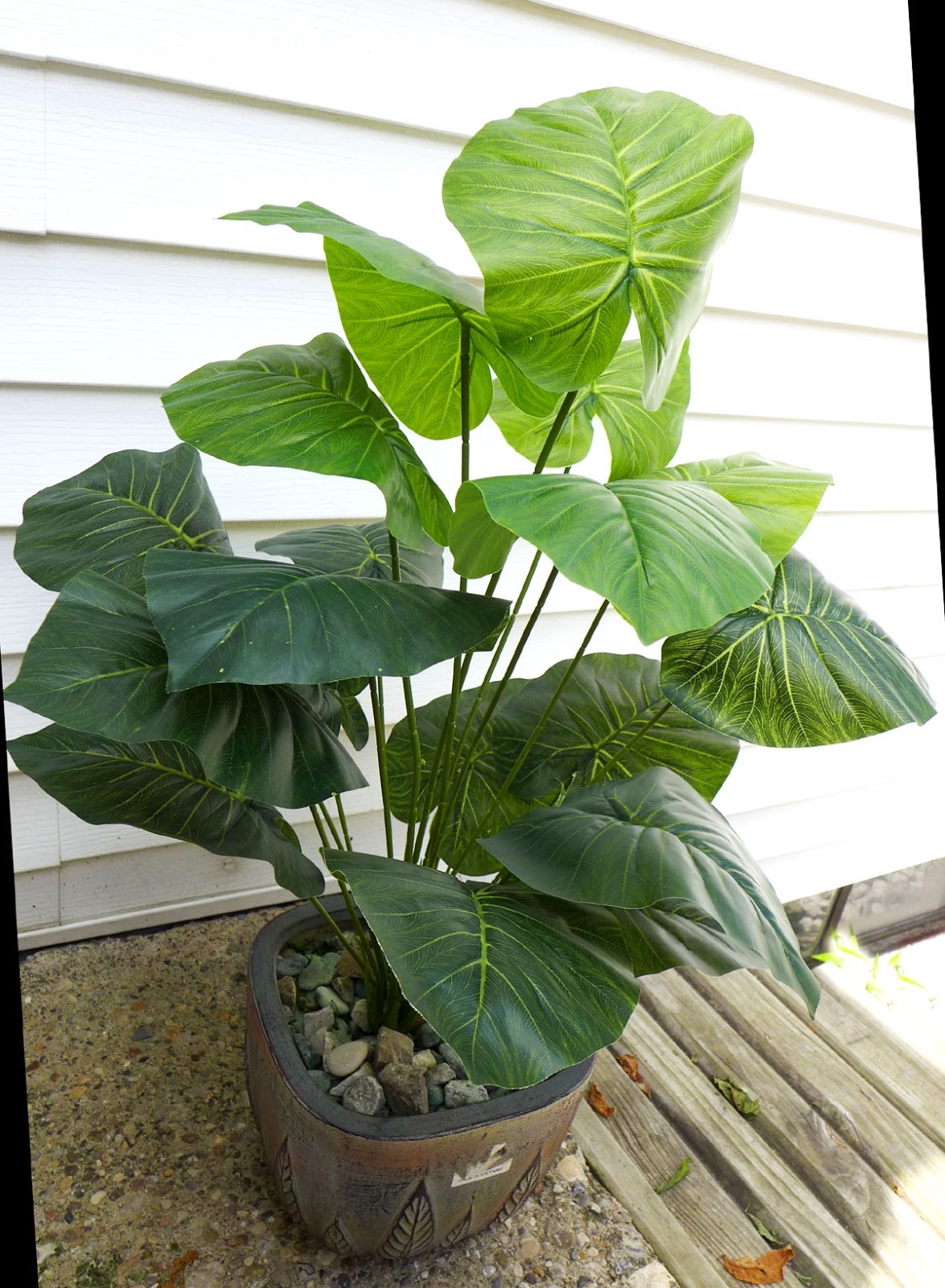 24″ Hight Artificial Plant Tropical Small Tree 18 Leaves Home Decora (#150