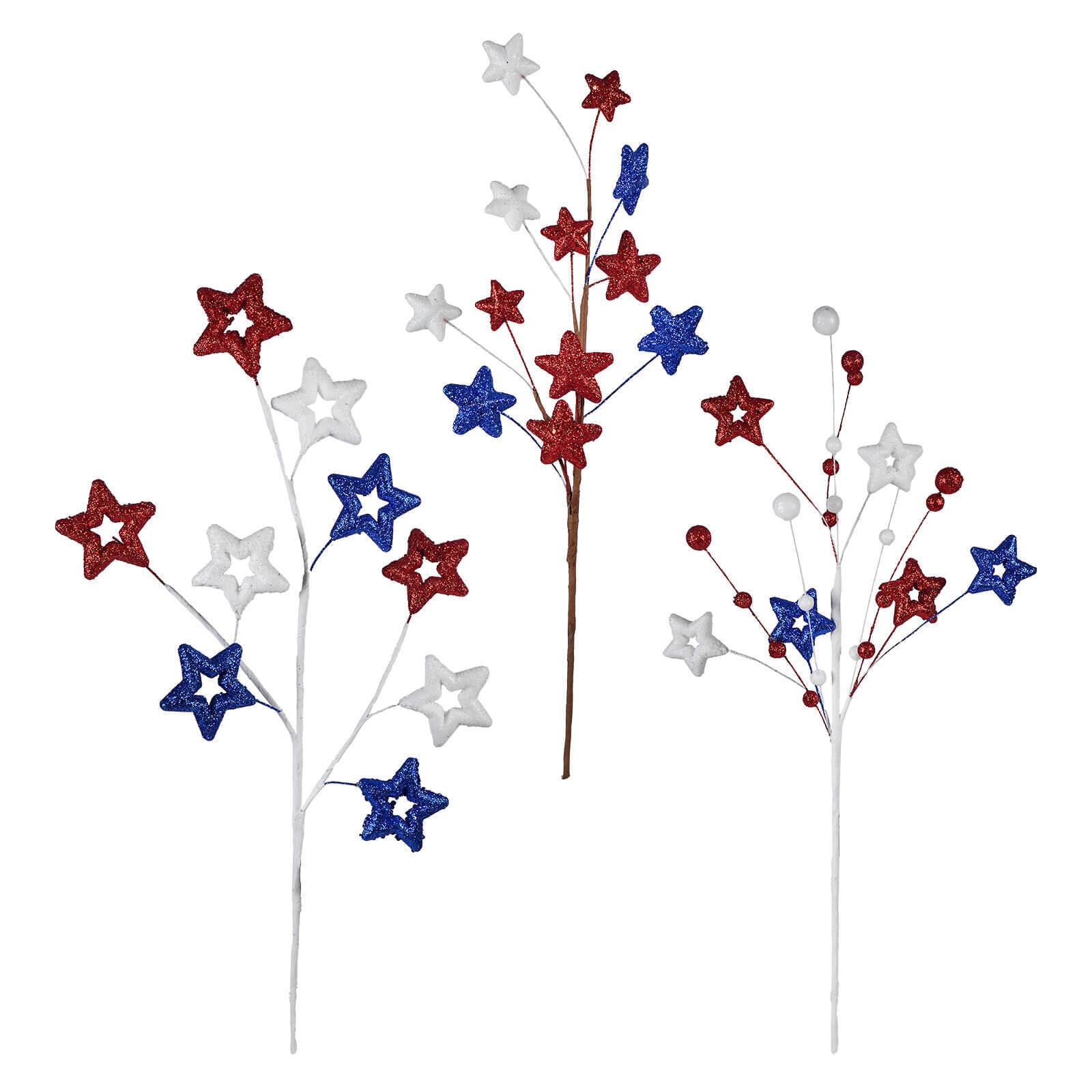 Americana Star Sprays Set/3