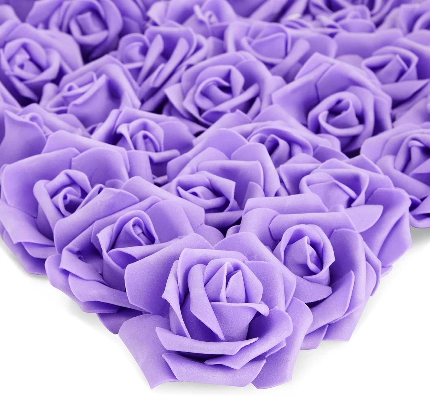 Maintenance-Free Stemless Artificial Roses – 100-Piece Set for Home and Events