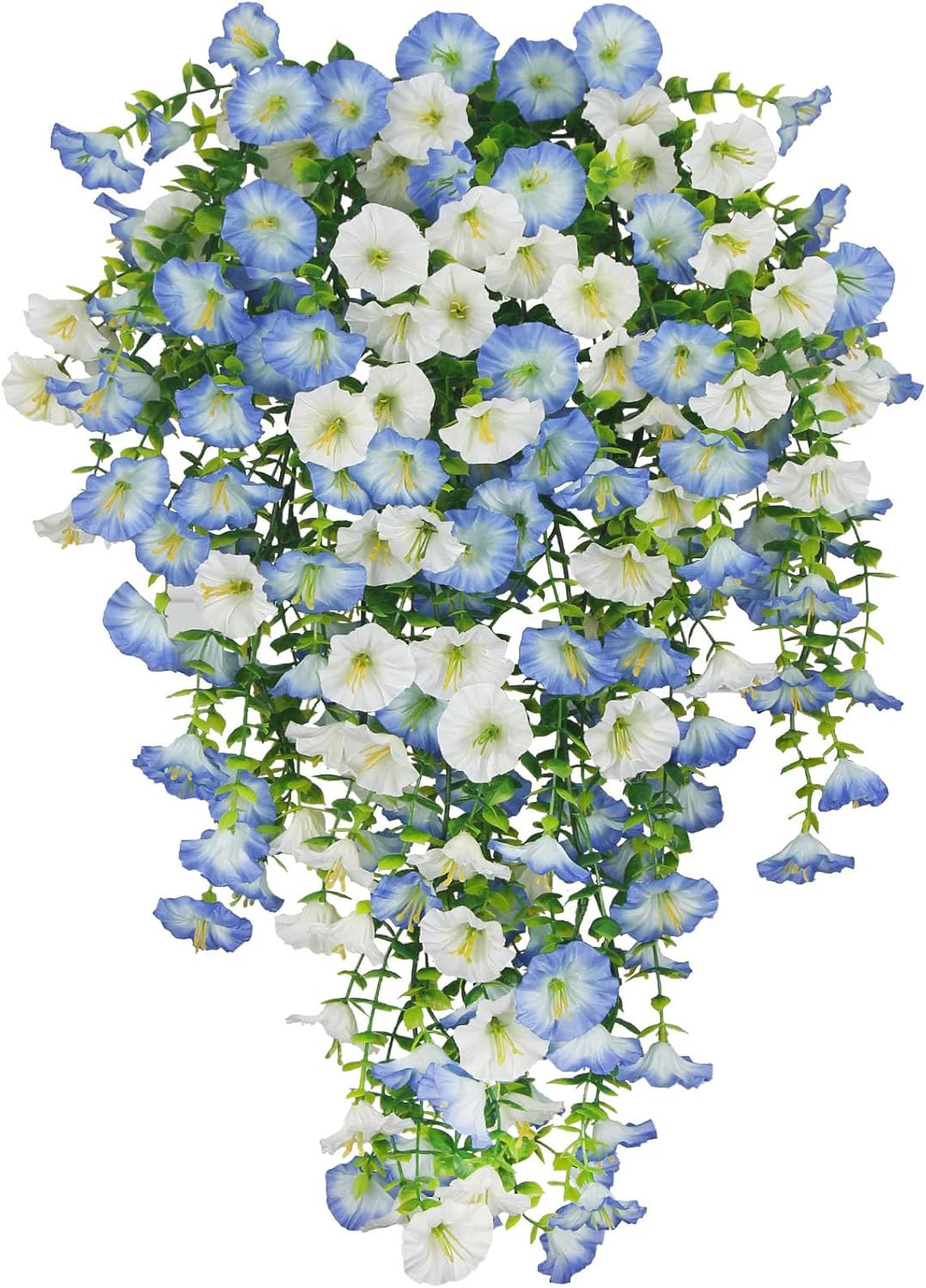 3 Pcs Artificial Hanging Flowers for Outdoors Morning Glory Artificial Flowers S