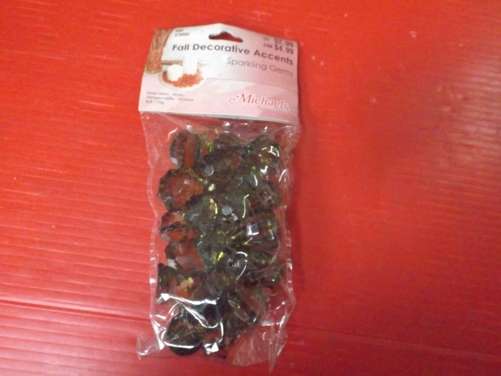 Fall decorative accents Light Green Sparkling Gems Table Decoration New