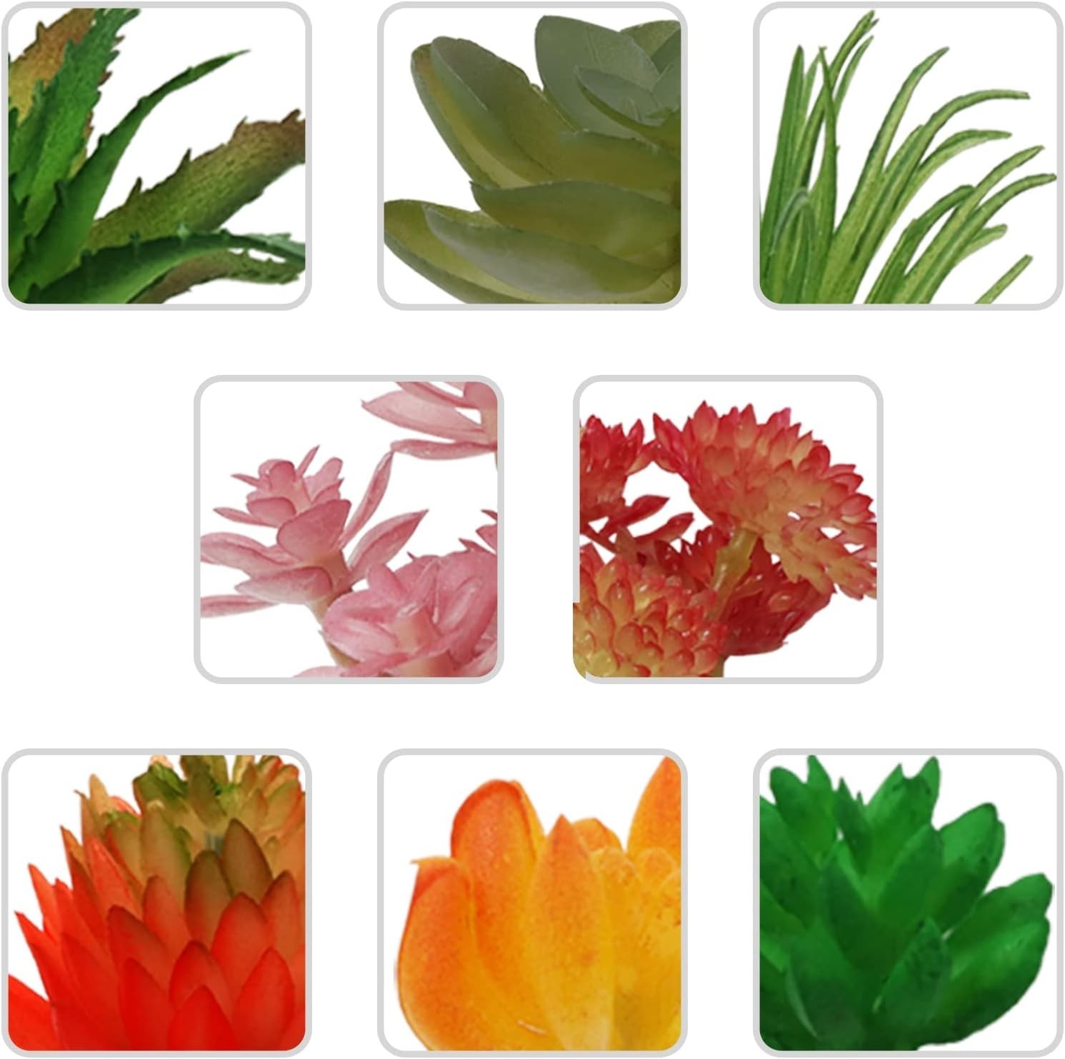16/22 Pack Artificial Succulents Plants Unpotted Fake Succulents for Home Office