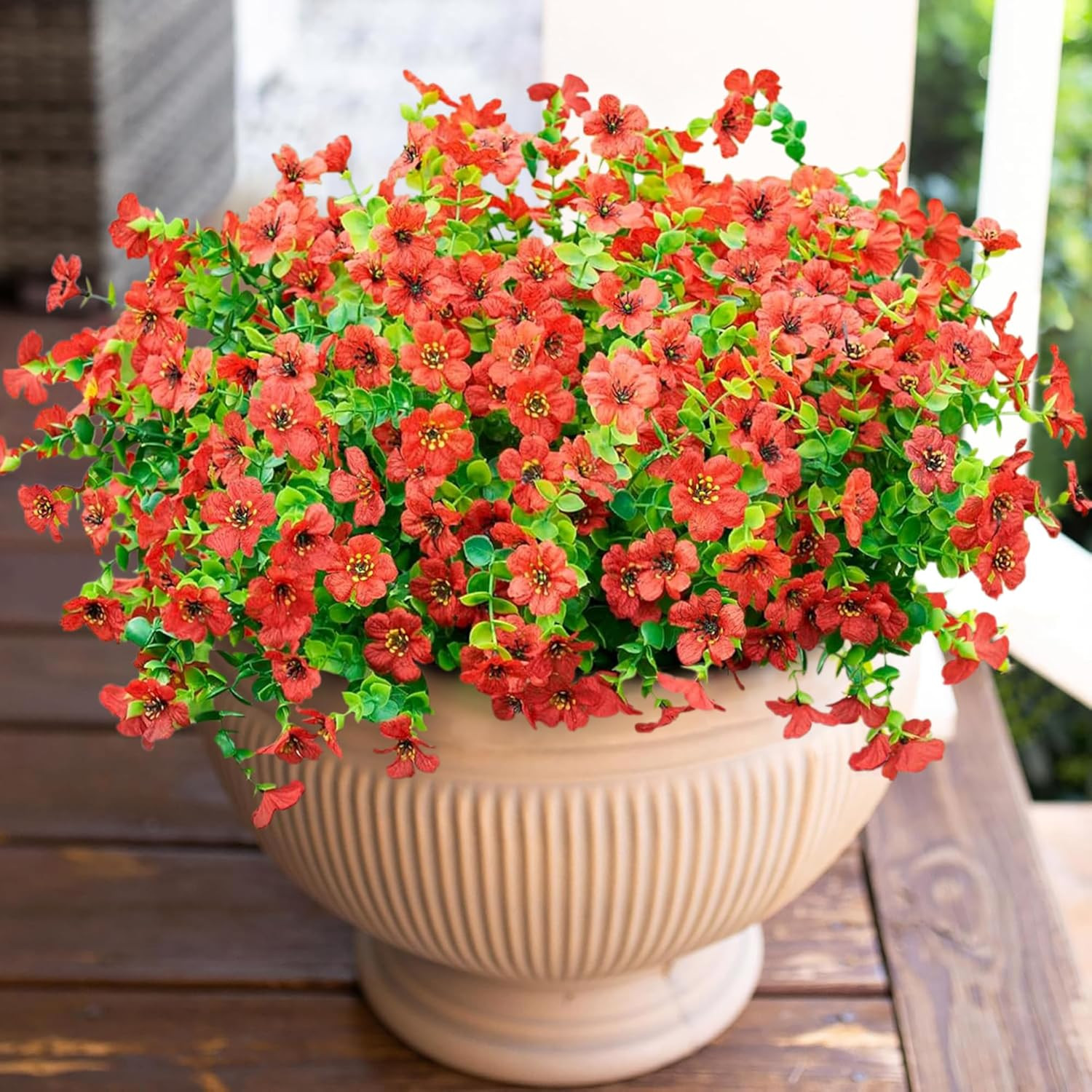 Artificial Flowers for Outdoor Indoor Garden Home Decoration, Faux Flower Daisy