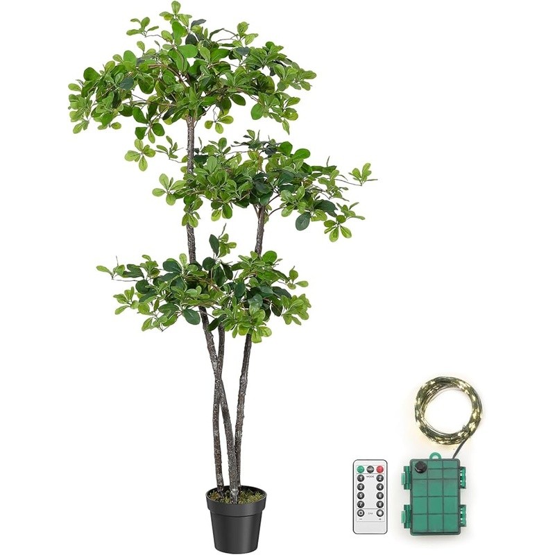 Artificial Olive Tree W/ LED Lights Faux Indoor Plant Home Decor Display New
