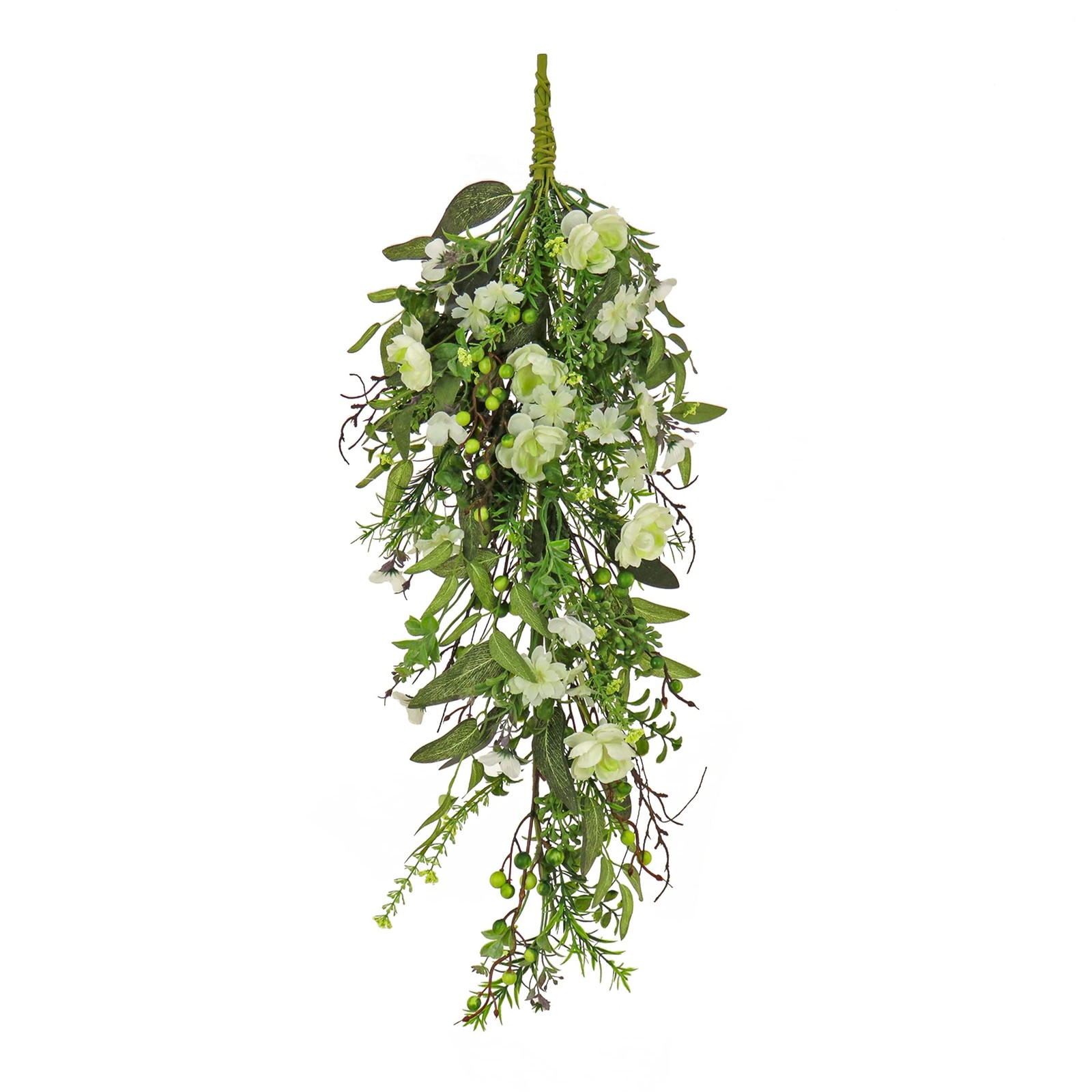 National Tree Company Artificial Spring Teardrop Hanging Decoration Vine Stem