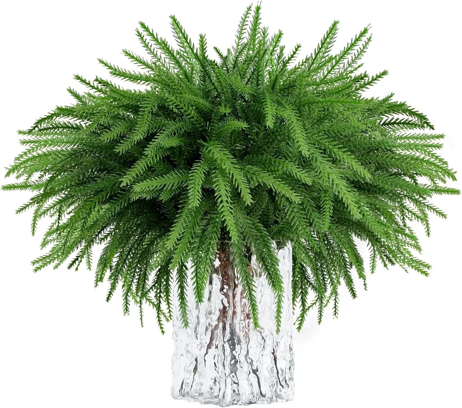 10pcs Simulated plants, Christmas pine branches, New Year home party decorations