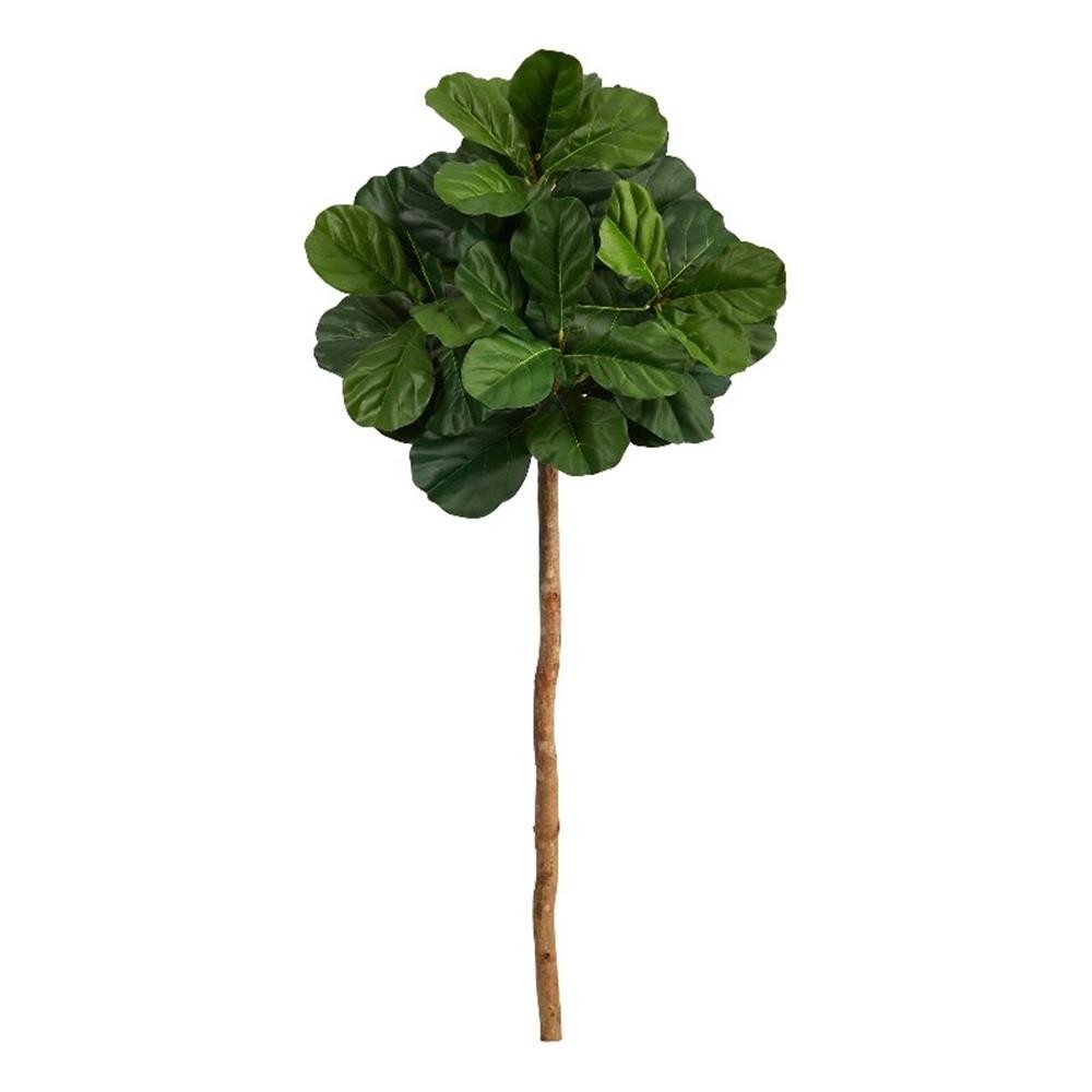Nearly Natural 4.5ft Fiddle Leaf Artificial Tree (No Pot) in Green